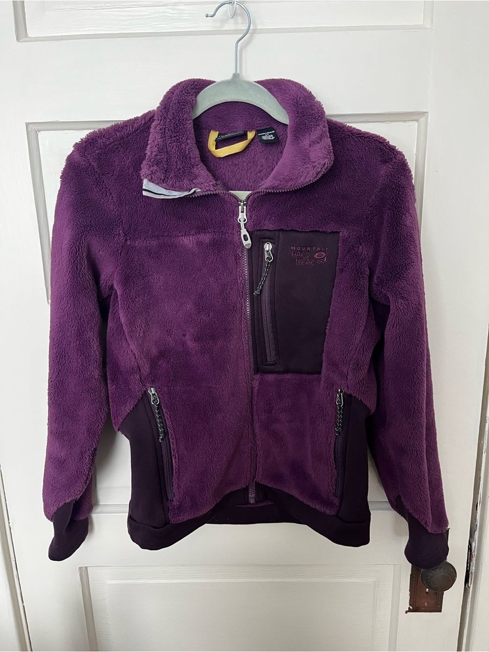 Mountain Hardwear Monkey Woman Fleece Jacket Purple Small Good Condition